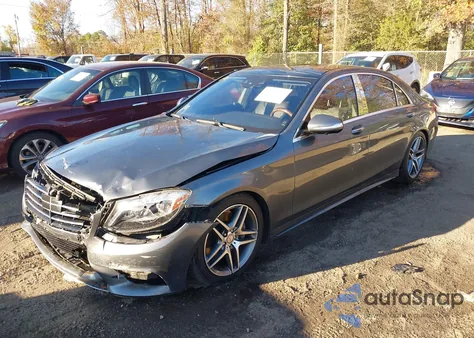 2016 Mercedes-Benz S 550 4Matic из США, поврежденный, VIN WDDUG8FB5GA262773